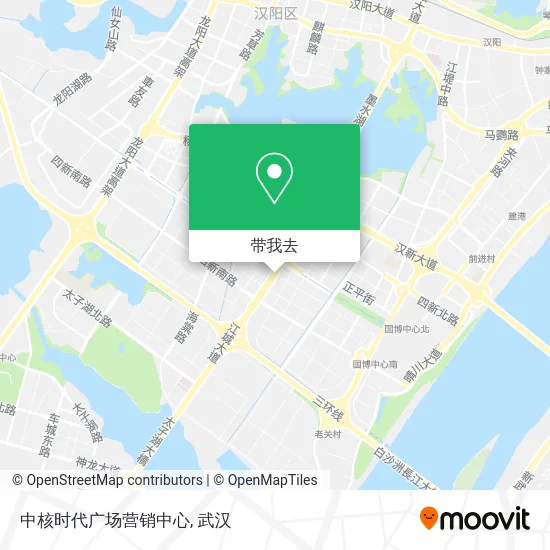 中核时代广场营销中心地图