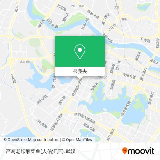 严厨老坛酸菜鱼(人信汇店)地图