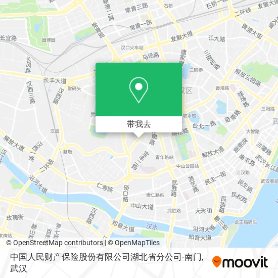 中国人民财产保险股份有限公司湖北省分公司-南门地图