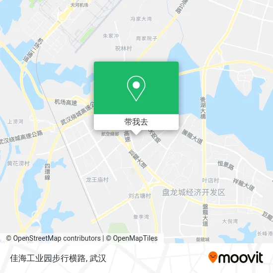 佳海工业园步行横路地图