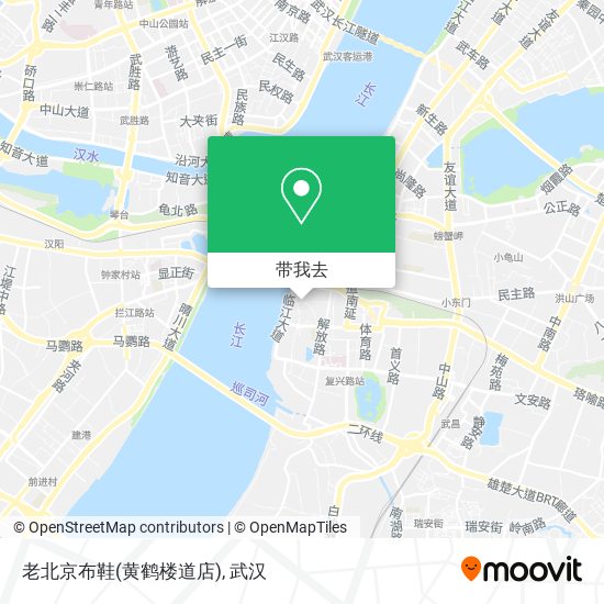 老北京布鞋(黄鹤楼道店)地图