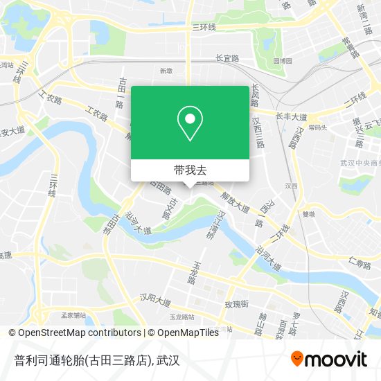 普利司通轮胎(古田三路店)地图