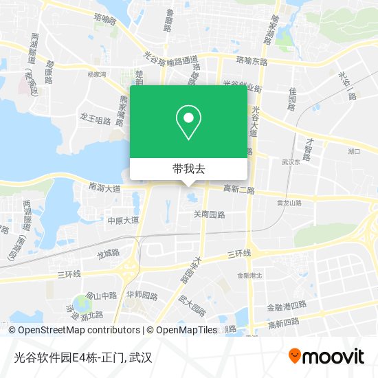 光谷软件园E4栋-正门地图