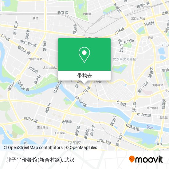 胖子平价餐馆(新合村路)地图