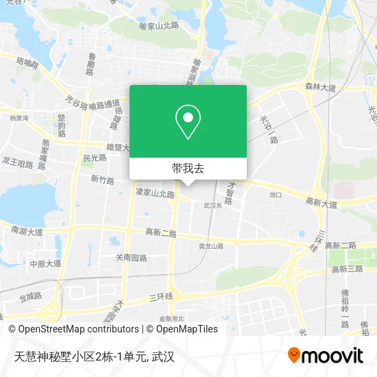 天慧神秘墅小区2栋-1单元地图
