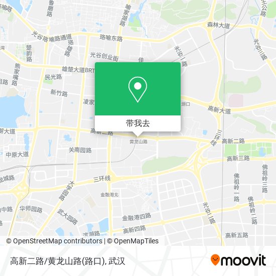 高新二路/黄龙山路(路口)地图