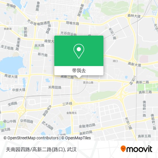 关南园四路/高新二路(路口)地图