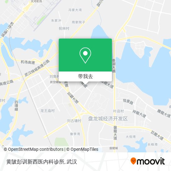 黄陂彭训新西医内科诊所地图