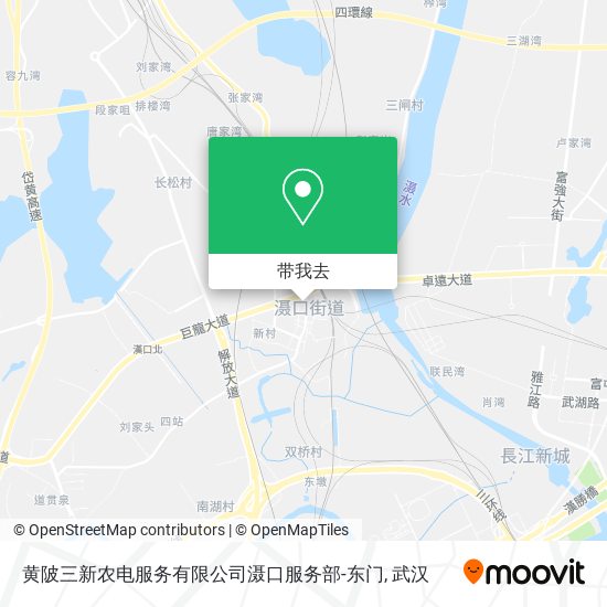 黄陂三新农电服务有限公司滠口服务部-东门地图