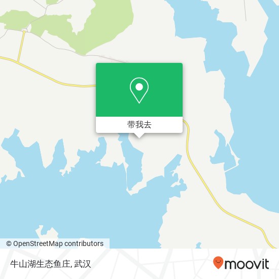 牛山湖生态鱼庄地图