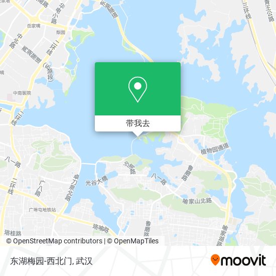 东湖梅园-西北门地图