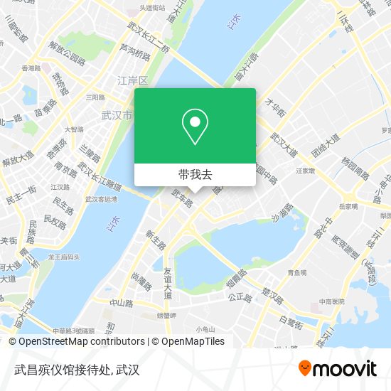 武昌殡仪馆接待处地图
