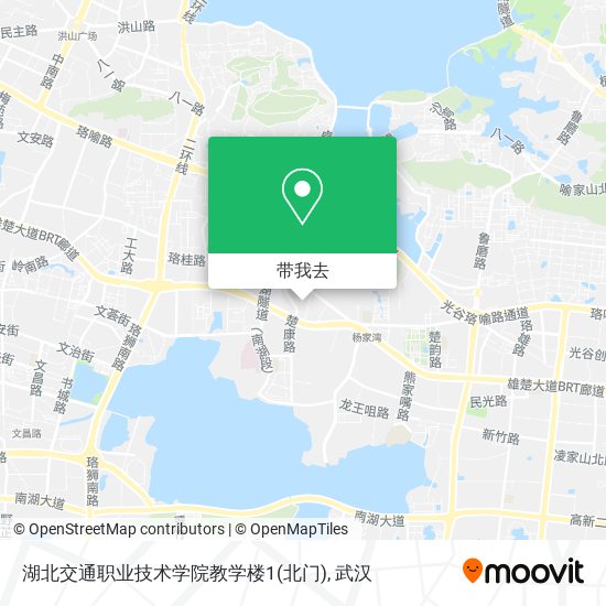 湖北交通职业技术学院教学楼1(北门)地图