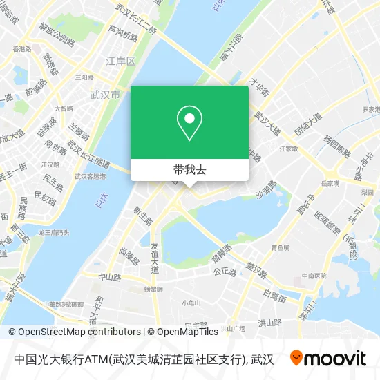 中国光大银行ATM(武汉美城清芷园社区支行)地图