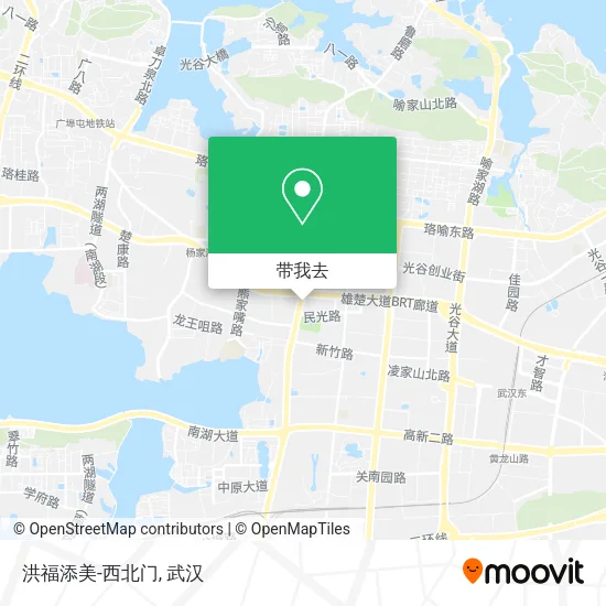 洪福添美-西北门地图