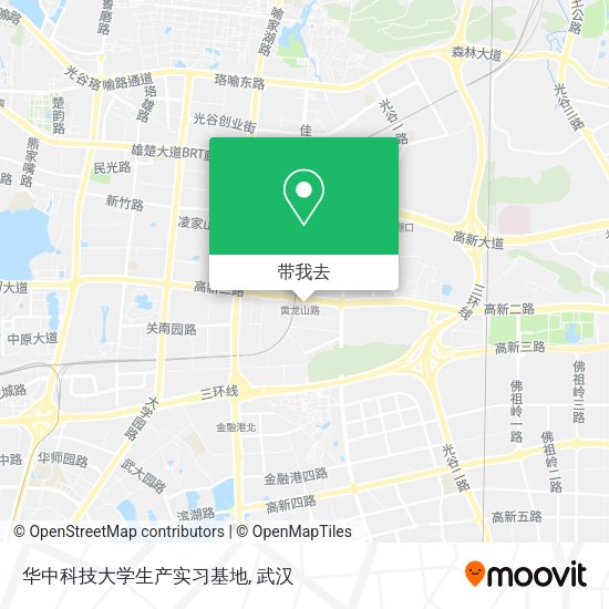 华中科技大学生产实习基地地图