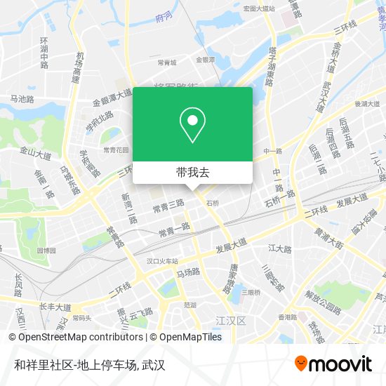 和祥里社区-地上停车场地图