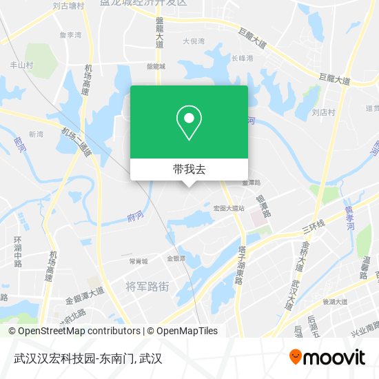 武汉汉宏科技园-东南门地图