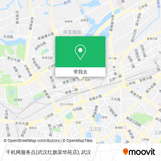 千机网服务点(武汉红旗渠华苑店)地图