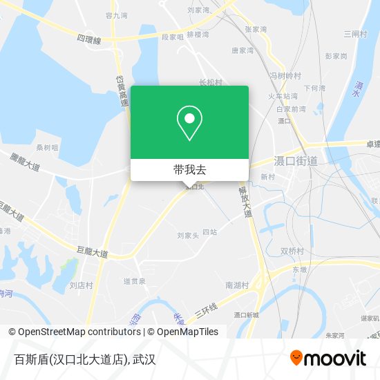 百斯盾(汉口北大道店)地图