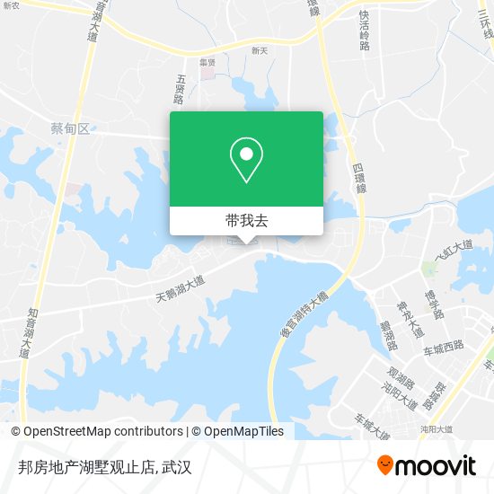 邦房地产湖墅观止店地图