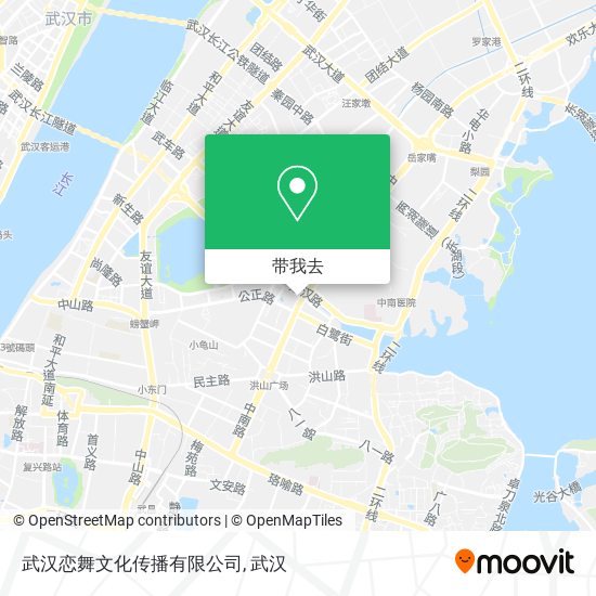 武汉恋舞文化传播有限公司地图