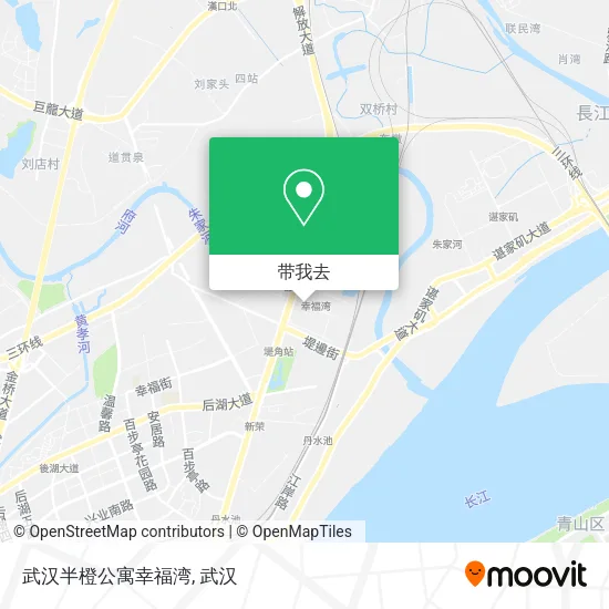 武汉半橙公寓幸福湾地图