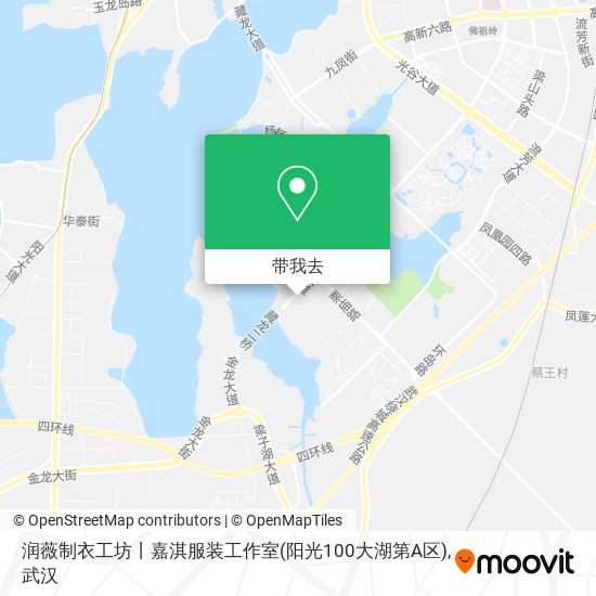 润薇制衣工坊丨嘉淇服装工作室(阳光100大湖第A区)地图