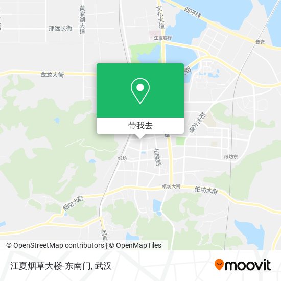 江夏烟草大楼-东南门地图