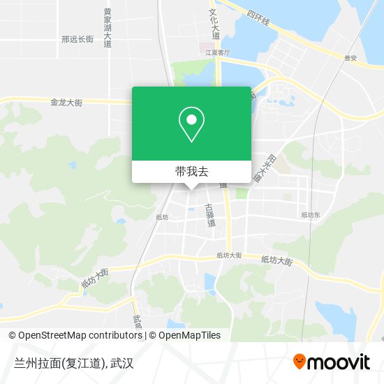 兰州拉面(复江道)地图