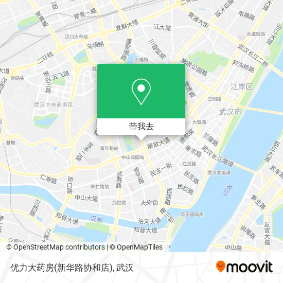 优力大药房(新华路协和店)地图