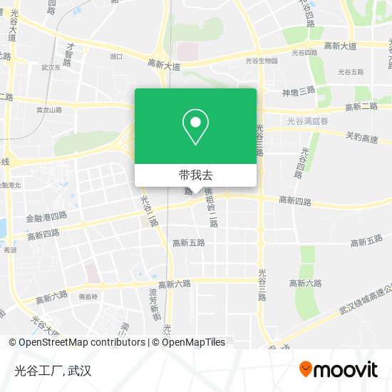 光谷工厂地图