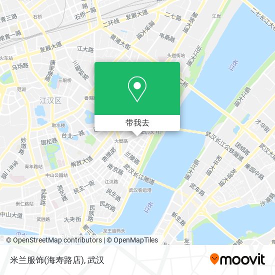 米兰服饰(海寿路店)地图