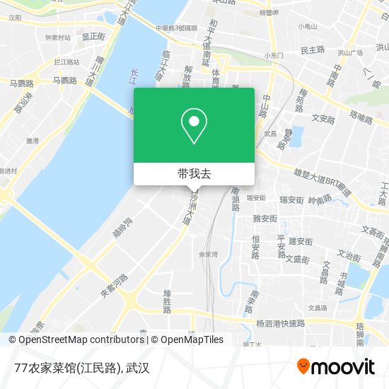 77农家菜馆(江民路)地图
