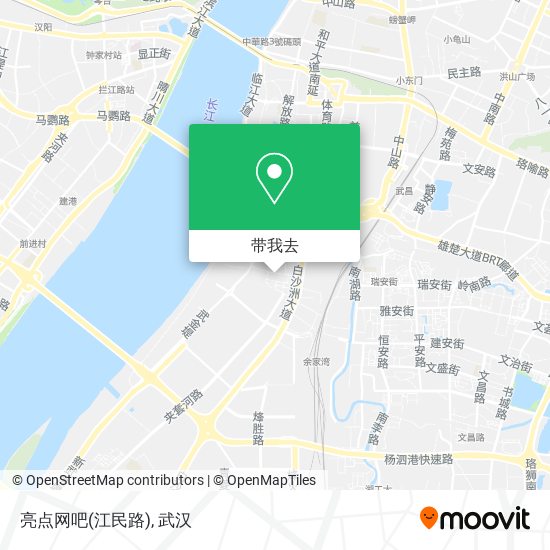 亮点网吧(江民路)地图