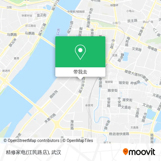 精修家电(江民路店)地图