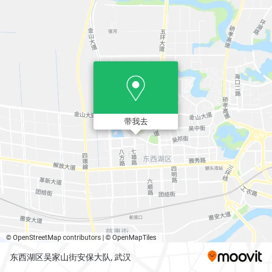 东西湖区吴家山街安保大队地图