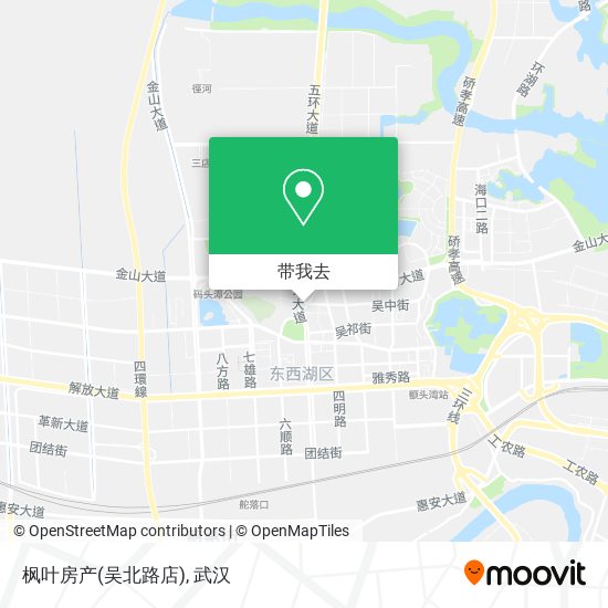 枫叶房产(吴北路店)地图