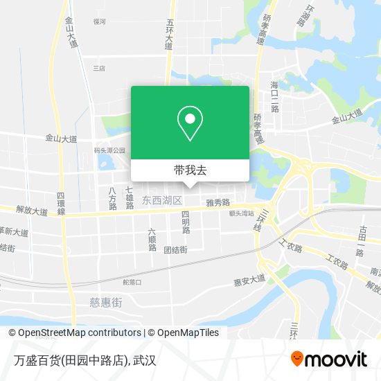 万盛百货(田园中路店)地图