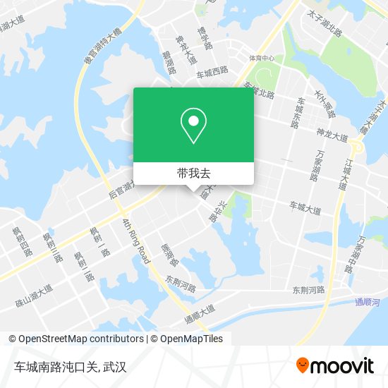 车城南路沌口关地图