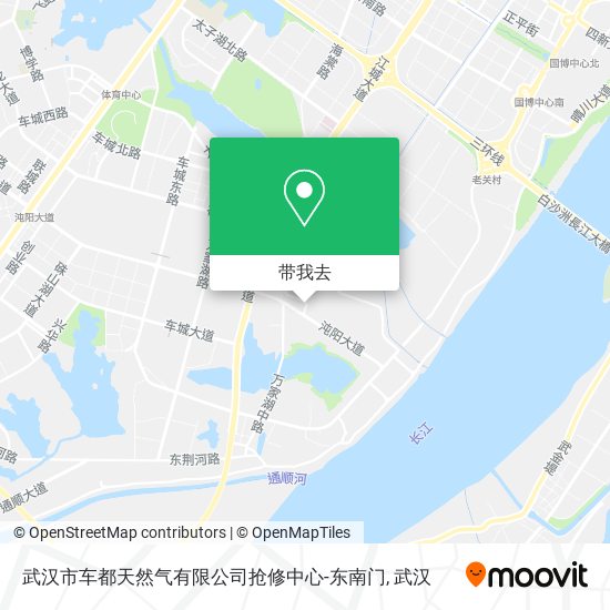 武汉市车都天然气有限公司抢修中心-东南门地图