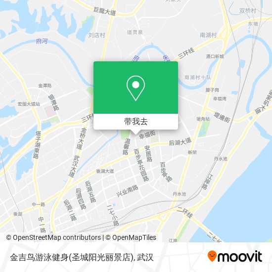 金吉鸟游泳健身(圣城阳光丽景店)地图