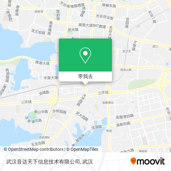 武汉音达天下信息技术有限公司地图