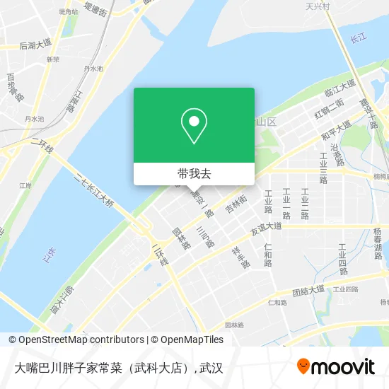 大嘴巴川胖子家常菜（武科大店）地图