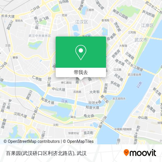 百果园(武汉硚口区利济北路店)地图