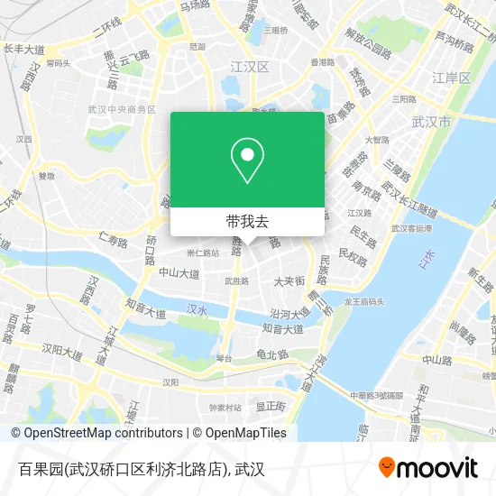 百果园(武汉硚口区利济北路店)地图
