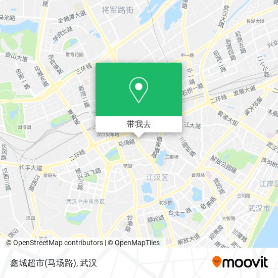 鑫城超市(马场路)地图