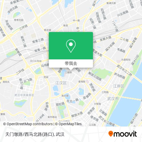 天门墩路/西马北路(路口)地图