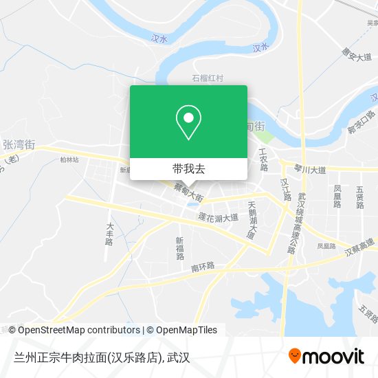 兰州正宗牛肉拉面(汉乐路店)地图