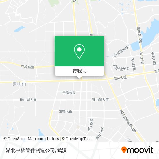 湖北中核管件制造公司地图